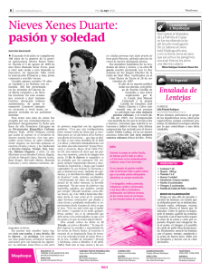 Nieves Xenes Duarte: pasión y soledad