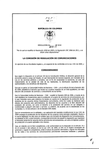 Resolución CRC 4960 de 2016