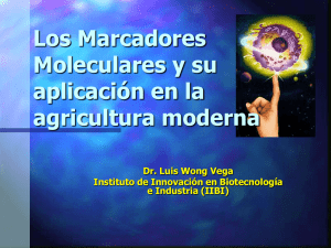 Los Marcadores Moleculares y su aplicación en la agricultura