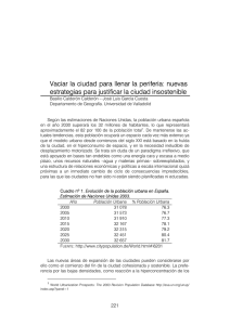 Vaciar la ciudad para llenar la periferia: nuevas estrategias