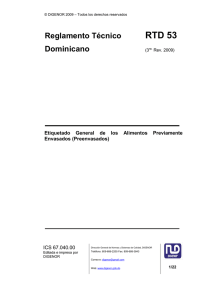 Reglamento Técnico Dominicano 53