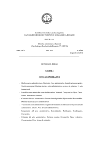 Derecho Administrativo Especial - Universidad Católica Argentina