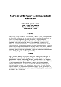 Andrés de Santa María y la identidad del arte colombiano