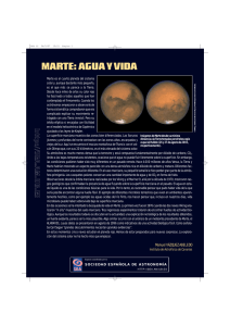 marte: agua y vida - SEA | Sociedad Española de Astronomía