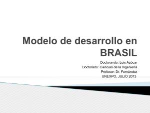 Modelo de desarrollo en BRASIL