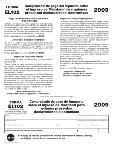 EL102 - Maryland Tax Forms and Instructions