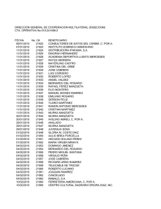 Cheques de cuenta operativa 2010