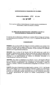 Resolución 1707 - Superintendencia Financiera de Colombia