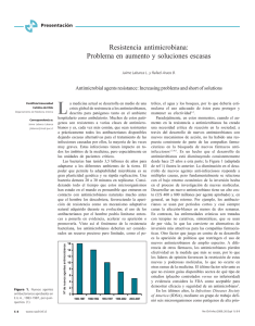Resistencia antimicrobiana: Problema en aumento y soluciones