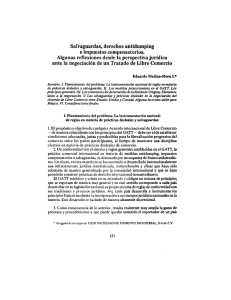 Salvaguardas, derechos antidumping e impuestos compensatorios