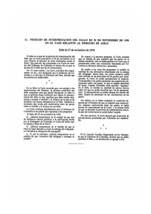 petición de interpretación del fallo de 20 de noviembre de 1950 en