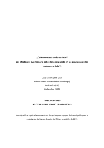 Quien contesta que y cuando_ Los efectos del cuestionario sobre la