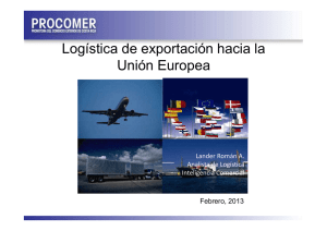 Logística de exportación hacia la Unión Europea
