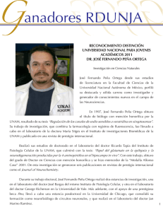 Dr. José Fernando Peña Ortega - Dgapa