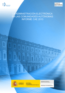 La Administración Electrónica en las Comunidades Autónomas