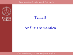 Tema 5 Análisis semántico