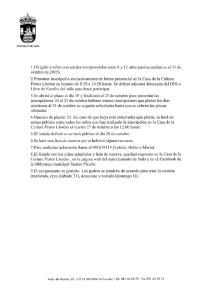 l.Dirigido a niños con edades comprendidas entre 8 y 12 años