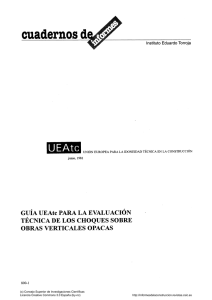 Guía UEAtc para la evaluación técnica de los choques sobre obras
