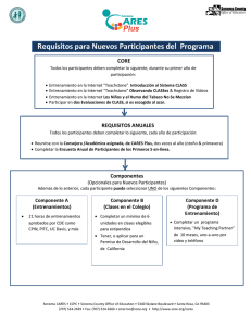 Requisitos para Nuevos Participantes del Programa