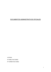 documentos administrativos oficiales