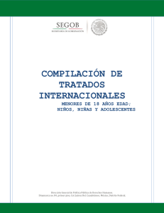 X.- Menores de 18 Años de Edad, Niños, Niñas y Adolescentes