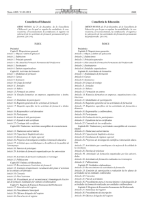 ORDE 99/2010, de 21 de desembre, de la Conselleria d`Educació