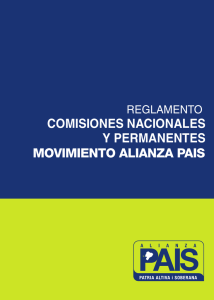 comisiones nacionales y permanentes