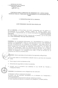 CONTRATO POR EL SERVICIO DE ARRIENDO DE 2 (DOS