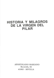 historia y milagros de la virgen del pilar
