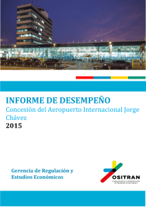 Informe de Desempeño - Aeropuerto Internacional Jorge