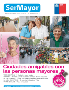 Ciudades amigables con las personas mayores