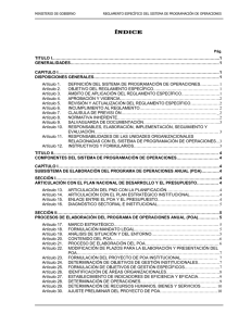 reglamento especifico sistema de programacion de operaciones