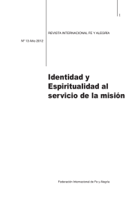 Identidad y Espiritualidad al servicio de la misión