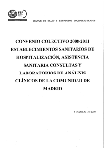 Page 1 SECTOR DE SALUD y SERVICIos soCIosANITARIos