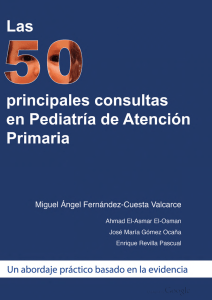 las 50 principales consultas en pediatría