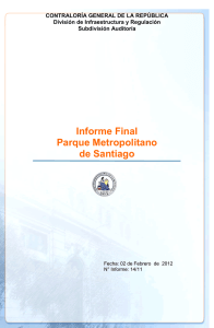 informe final n°14-11 parque metropolitano de santiago auditoría
