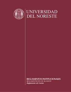 Reglamento de Cuotas - Universidad del Noreste