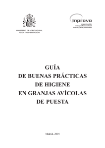 Guía de buenas prácticas de higiene en granjas avícolas de puesta