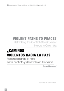 violent paths to peace?