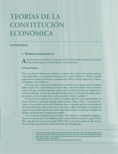 teorías de la constitución económica