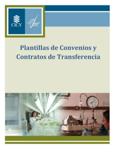 Plantillas de Convenios y Contratos de Transferencia