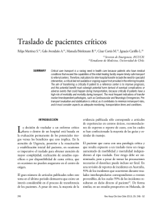 Traslado de pacientes críticos - redclinica.cl