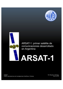 ARSAT-1: primer satélite de Telecomunicaciones desarrollado en