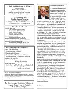 Spanish Bulletin, December 21, 2014