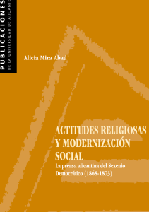 actitudes religiosas y modernización social - RUA