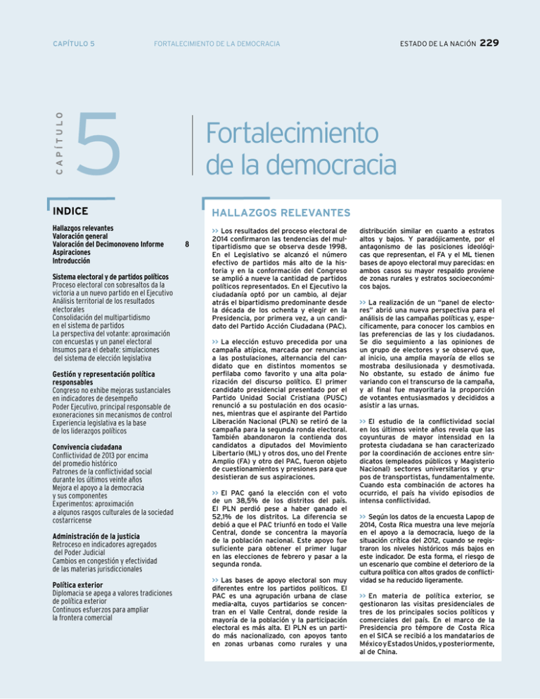 Fortalecimiento De La Democracia