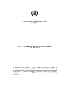 Uruguay en el Mercosur: perspectivas del comercio intrarregional