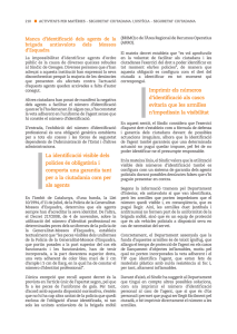 Identificació agents mossos d`esquadra (pàgines 210 a 211)