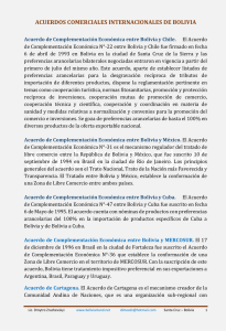 acuerdos comerciales internacionales de bolivia