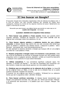 ¿Cómo buscar en Google?